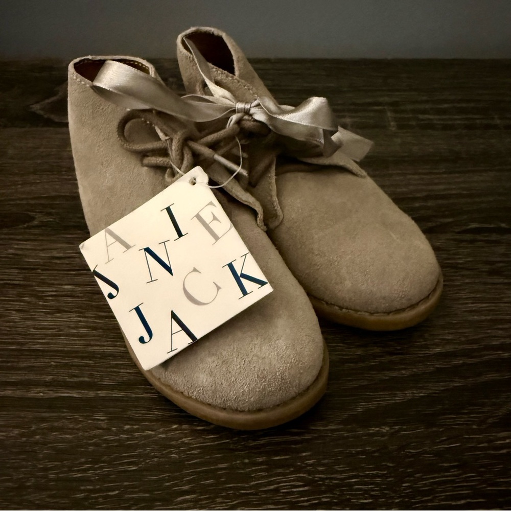 Janie & Jack Gray Suede Boots